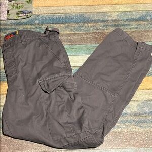 Empyre Gray Cargo Pants Relaxed Fit